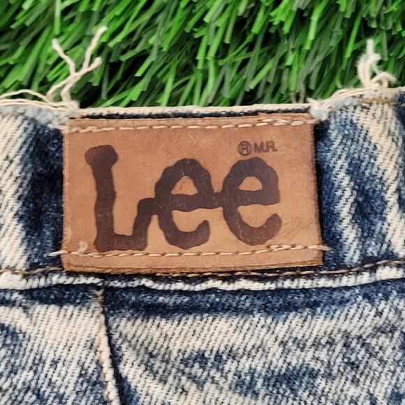 Vintage LEE Riders Mom Jeans Womens 00/0 23x29 Acid-Wash - Picture 7 of 16